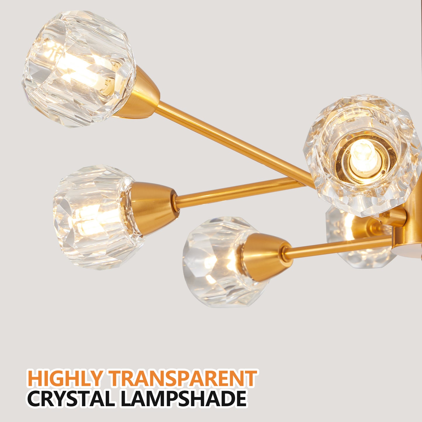 28 Modern Crystal Chandeliers, 9 Lights Golden Chandelier For Living Room Bedroom, Dining Room Chandelier Over Table, Kitchen Light Fixtures Bulbs Not Included