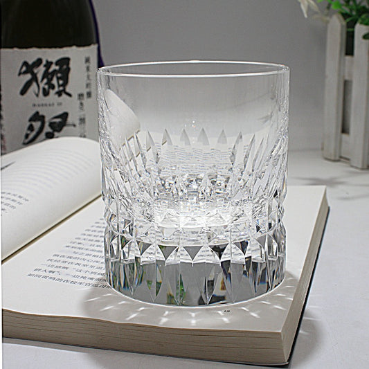 Crystal Whiskey Glass High-value Lightweight Luxury Edo Kiriko Cup Japanese Hand-carved