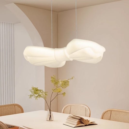 Creamy-style Bow-tie Ceiling Light Warm And Romantic LED Bedroom Zhongshan Lighting Fixtures